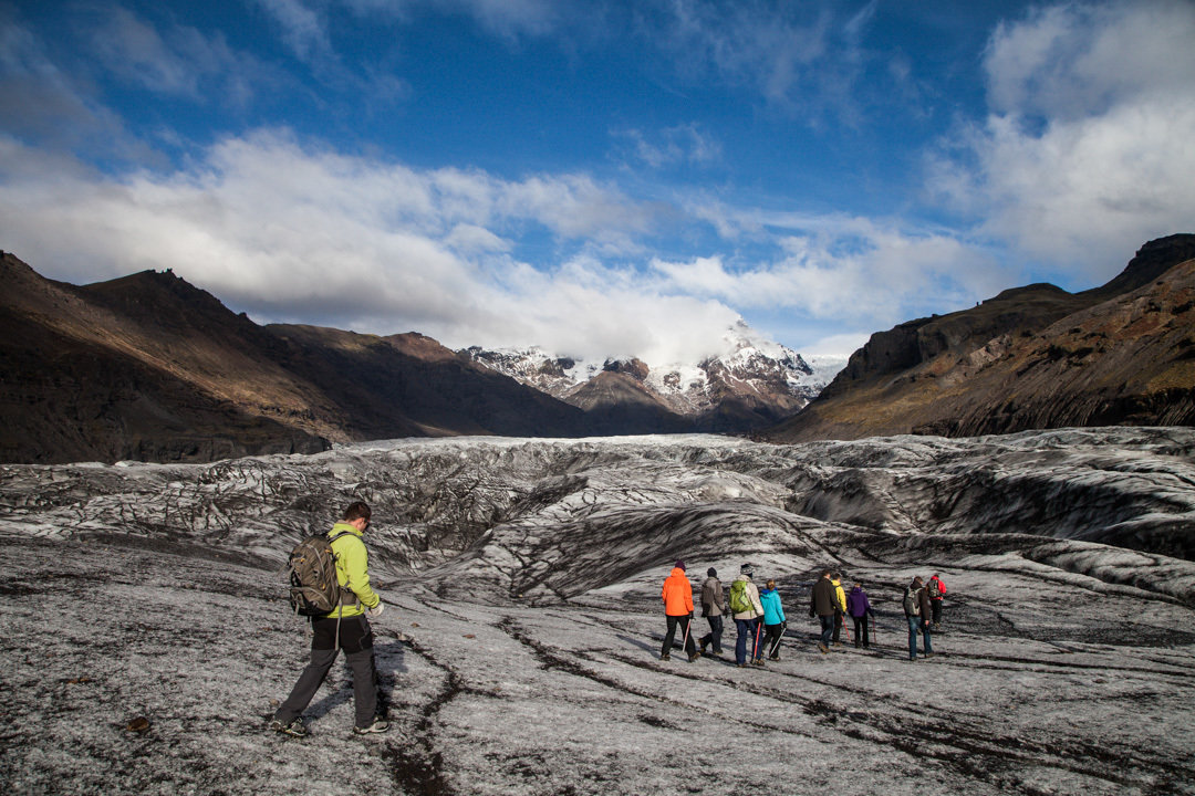 Walking on Glacier